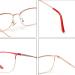 BAFAFA Photochrome Reading Glasses - Cat's Eye Design Anti-UV Protection Relieve Fatigue Color-Changing Gray +0.5 - Buy Online on GoSupps.com