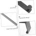 Uonlytech Clothes Rack 2pcs Door Hook Wall Mounted Clothes Hanger Towel Valet Towel Hanger Punch- Hook Bedroom Door hat Towel Holder 21x4.5cm Black - Buy Online on GoSupps.com