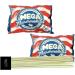 Mega Marshmallow 2 Packs + Wooden Skewers - Extra Tasty Extra Fluffy Extra Large Fat Free Smores Roasting Mega Marshmallow - American Style 2 x 550g - Buy Online on GoSupps.com