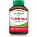 Jamieson Folic Acid 1000mcg 100's 100 Tablets + Vitamin A 10 000 IU 100 Count (Pack of 1) - Buy Online on GoSupps.com