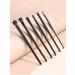 6-Piece Black Eye Makeup Brush Set | Professional Quality for Flawless Eye Looks | Shipping Worldwide - Buy Online on GoSupps.com