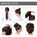 Messy Hair Scrunchies for Women - Auburn & Blonde Ponytail Extensions 35g - Buy Online on GoSupps.com