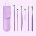 ZITIANY Spring Earwax Cleaner Tool Set - 6PCS Innovative 360 Spiral Design Ear Curette Cleaner for Ear Wax Removal - Ear Cleaning Kit with Storage Bag (Purple) - Buy Online on GoSupps.com