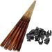 JKJF Billiards Snooker Cue Holder Clips - 12 Pcs Black Fishing Pole Rod Rack Clip for Pool Cue & Fishing Rod Storage - Buy Online on GoSupps.com