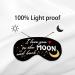 Shop Kdqua 'I Love You to The Moon and Back' Silk Eye Mask - Perfect Long Distance Relationship Gift for Girlfriend/Boyfriend | Adjustable Lightweight Blackout Sleep Mask - Buy Online on GoSupps.com