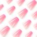 24pcs French False Nails Short - Gradual Change Square Press on Nails - Dark Pink Gradient Design - Full Cover Acrylic False Nails With Glue - French Fake Nails for Women Girls - Buy Online on GoSupps.com
