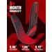 Flex Fit Sport Insoles - Medium Arch Support Inserts for Men & Women | Red Running Insoles for Sneakers (Size L: Men 9.5-11 / Women 10.5-12 - Buy Online on GoSupps.com