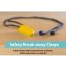 Tilcare Chew Necklace for Kids and Adults with Autism - Textured Silicone Chewy Pendant in Light Blue/Red/Yellow - Buy Online on GoSupps.com