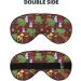 Frogs & Mushrooms Sleep Mask | Adjustable Double-Sided Soft Eye Covers for Perfect Shading & Reduced Eye Edema - Ideal for Sleep - Buy Online on GoSupps.com