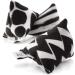 CanadianCat Company | Set of 3 Mini Pyramids | Black-White Catnip Pillows for Cats - Cuddly & Fun - Buy Online on GoSupps.com