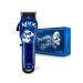 Hair Clippers for Men Professional - Cordless Barber Clippers for Hair Cutting & Grooming Rechargeable Beard Trimmer with 6 Premium Metal Guide Combs Blue Panda No.1