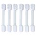 RENAISSANT 6 Pack-Child Safety Locks Baby Proof Cabinet Lock Adjustable Childproof Latches No Drilling Kids Proofing Safety Strap Latches for Cupboard, Drawer, Oven, Fridge, Toilet Seats