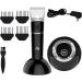 Professional Cordless Hair Clippers - Rechargeable Beard Trimmer with LED Display & 4 Guide Combs for Men & Family Use - International Shipping Available - Buy Online on GoSupps.com