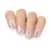 MOYOU LONDON Semi Cured Gel Nail Strips 20 Pc. Gel Wraps for Nails Get 1 Free UV Lamp when you Get 3 or More Easy Apply & Remove for Salon-Quality Manicure -Never Say Never