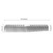 Professional Aviation Aluminum Metal Cut Combs for Hair Salons - Silver | Size L - Buy Online on GoSupps.com