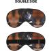 Puppies Dog Print Double-Sided Eye Mask | Soft Light Blocking Sleep Enhancer | International Shipping Available - Buy Online on GoSupps.com