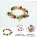 ibasenice 1pc Christmas Bell Bracelet Beaded Stretch Bracelet New Year Link Bracelet Christmas Women Gift Xmas Tree Wrap Bracelets Stocking Stuffers Gifts Metal (iron) Alloy Drill Ball - Buy Online on GoSupps.com