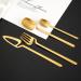 32 Gold Silverware Set for 8 Include Spoons Forks Knifes 18/10 Stainless Steel Hanging Flatware Set Kitchen Wedding Restaurant Cutlery Utensil Set Delicate Tableware Kitchenware (Color : Gold Size - Buy Online on GoSupps.com