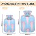 Cute Cartoon Axolotl Heat Bottle 2L - Pink Fish Plush Hot Water Bottle for Kids & Adults | Winter Hand & Foot Warmer - Buy Online on GoSupps.com