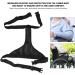 Wheelchair Belt ANGGREK Breathable Adjustable Wheelchair Seat Fixed Belt Cushion Safety Harness Restraint Systems Chest Cross Straps Black for Elderly(Black) - Buy Online on GoSupps.com