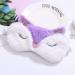 2 Pack Cute Animal Sleep Mask for Girls - Fox & Alpaca Cartoon Design - Soft Plush Blindfold Eye Cover for Women, Perfect for Travel, Nap, and Night Sleeping - Buy Online on GoSupps.com