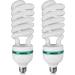 SLOW DOLPHIN Photography Bulbs CFL Full Spectrum Light Bulb 105W 5500K Daylight (2-Pack) | Studio Lighting for Photo and Video - 2 Count - Buy Online on GoSupps.com