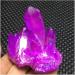 Natural Crystal Rough Crystal Electroplate Fuschia Aura Quartz Crystal Cluster Natural Stones and Minerals for Home&Wedding Decoration - Buy Online on GoSupps.com