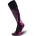 Pure Athlete High Performance Wool Ski Socks - Merino Wool Thermal OTC Socks 1 Pair - Black/Grey/Neon Pink - Small - Buy Online on GoSupps.com