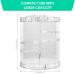 360 Rotating Makeup Organizer | Adjustable Cosmetic Storage with Large Capacity | Clear Acrylic Display Case for Brushes & Lipsticks - Buy Online on GoSupps.com