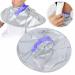 Barber Salon Hair Cutting Cape - Adult Silvery and Blue - Buy Online on GoSupps.com