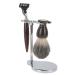 Vintage wet shave grooming set simple operation vintage shave kit imitation animal hair brush.