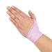 Domaste Ultra Thin Wrist Brace - Soft, Breathable and Skin Friendly Carpal Tunnel , Wrist Splint to Sprains, Tendinosis, Tenosynovitis (Violet/Left/One Size) Left Violet
