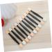 Didiseaon 100 Pcs Makeup Brush Oval Eyeshadow Brush Dual Sided Eyeshadow Brush Eye Shadow Brush Mini Set Size 2 Black - Buy Online on GoSupps.com