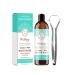 Coconut-Mint Mund flushing tooth whitening yellow tooth stains tongue coating clean fresh breath mouth care set 100 ml + tongue scraper