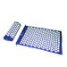Massage cushion 73x42cm acupuncture long massage pillow neck back feet massage device relief stress pain yoga acupressure mat and pillow set massage pillow (size: blue)