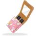 Mini Leather Lipstick Organizer with Mirror - Cartoon Angel Pink Case | Shop Now - Buy Online on GoSupps.com