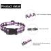 Adjustable Mercano Dog Collar - Soft Nylon Comfort for Small & Medium Puppies - Stylish Checkered Purple (M) - Buy Online on GoSupps.com