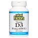 Natural Factors - Vitamin D3 2000 IU Supports Healthy Bones 240 Soft Gels