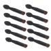 Housoutil 10pcs Double Ended Eye Shadow Stick Miss Make up Brush