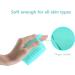 2-in-1 Exfoliating Silicone Body Scrubber and Shampoo Brush with Soap Dispenser - Scalp Massager for Women, Men, Children - Long-Lasting Lather - Blue - Buy Online on GoSupps.com