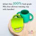 SiliLife Silicone Baby Cups 2 Pack | BPA Free & Food-Grade Safe | Easy-Grip Handles for Self-Feeding | Electric Blue/Coral Red - Buy Online on GoSupps.com