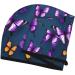 Beautiful Purple Butterfly Coral Velvet Dry Hair Cap | Anti-Frizz Perfect for Curly Long & Thick Hair - International Shipping Available - Buy Online on GoSupps.com
