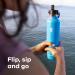 Hydro Flask 24 oz Standard Mouth Water Bottle with Flex Cap and Straw in Laguna Blue - Buy Online on GoSupps.com