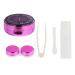 Contact Lens Case Travel Case For Contact Lenses Accessories For Contact Lenses Eye Contact Case Contact Lenses Carrying Contact Lens Organizer Abs Purple Travel Constellation Box