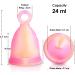 Mini Ring Menstrual Cup | Reusable Silicone Feminine Care | Soft Peach | Eco-Friendly & Comfortable - Buy Online on GoSupps.com