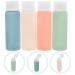 Travel Size Shampoo Bottles Set - 4pcs Squeeze Bottles with Flip Cap | Empty Lotion Bottles (1.76oz) in Blue Pale Pink Red Green - Perfect for Travel - Buy Online on GoSupps.com