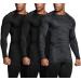 TSLA Men's UPF 50+ Long Sleeve Compression Shirts - Pack of 3 | Athletic Workout & Water Sports Rash Guard | Black/Urban Camo | Medium - Buy Online on GoSupps.com