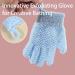 Exfoliating Shower Gloves - Deep Scrub Mitts for Gentle Skin Exfoliation | Body Back Scrubber - Bath Exfoliator for Men & Women (1 Pair - Pink - Buy Online on GoSupps.com