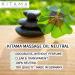 Kitama Massage Oil Neutral 500ml - Premium Body Oil for Massages with Lotion Pump - Soothing & Gentle Formula - Buy Online on GoSupps.com