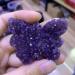 Home Decor Naturaly Amethyst Quartz Butterfly Shape Quartz Specimen Quality Fengshui Natural Crystals Gifts Natural Crystal Raw Stones and Minerals dingchi Stone Mineral Specimen